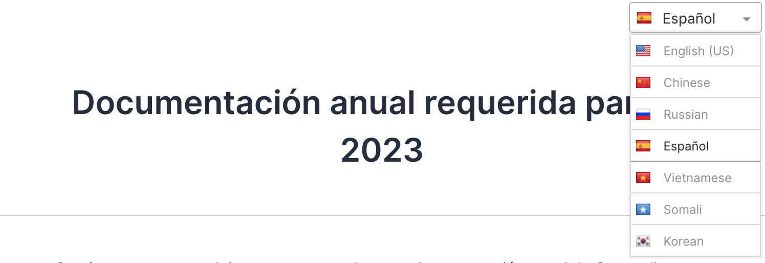 ES 2023 Annual Paperwork Image